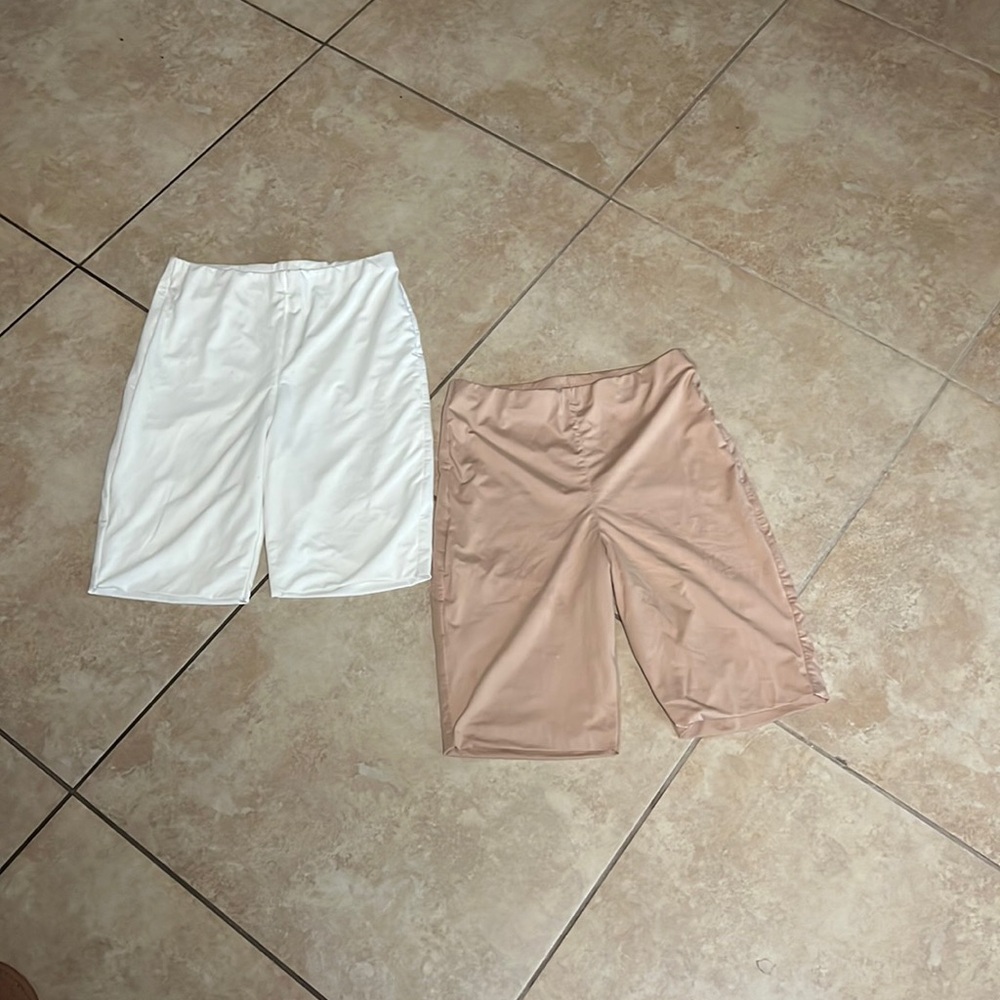 Neutral Biker Shorts